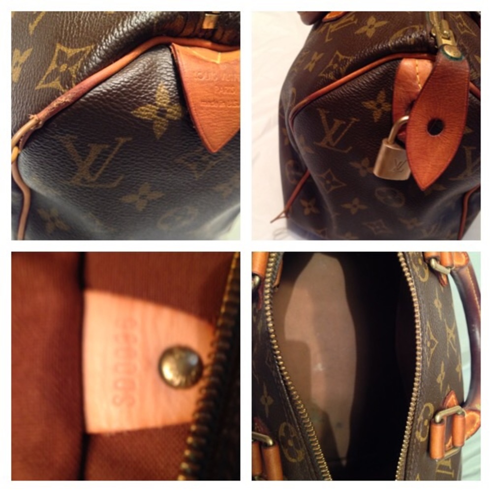 LV Louis Vuitton Monogram speedy 25 - Picture 5 of 9